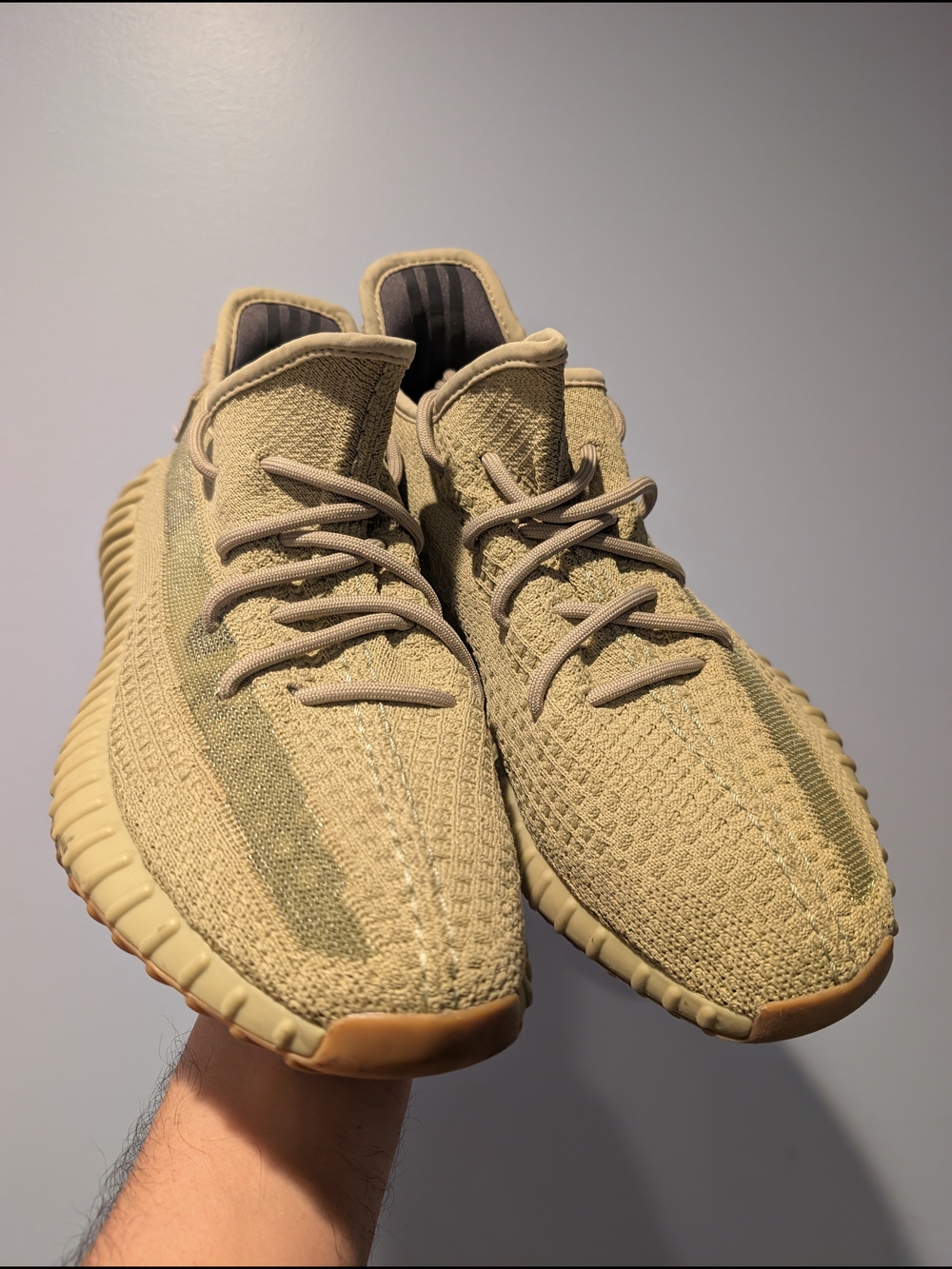 Adidas Yeezy Boost 350 V2 ‘Sulfur’ Men’s Size 9.5 Pre-owned Sneakers FY5346